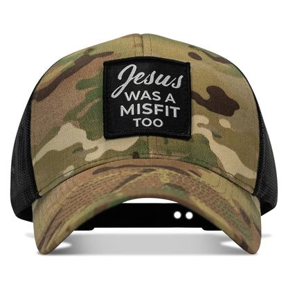 Jesus Was A Misfit Too Patch Snapback Hat