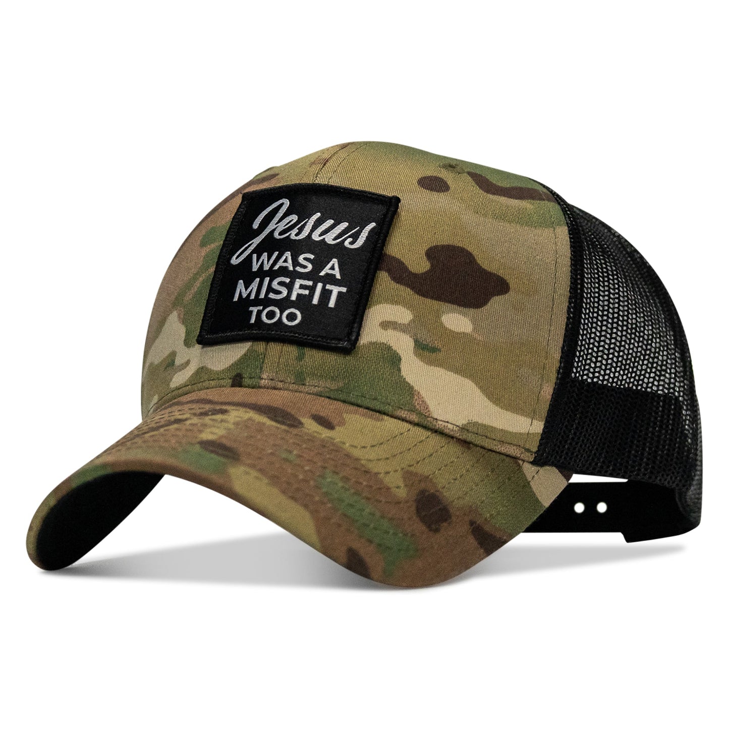 Jesus Was A Misfit Too Patch Snapback Hat