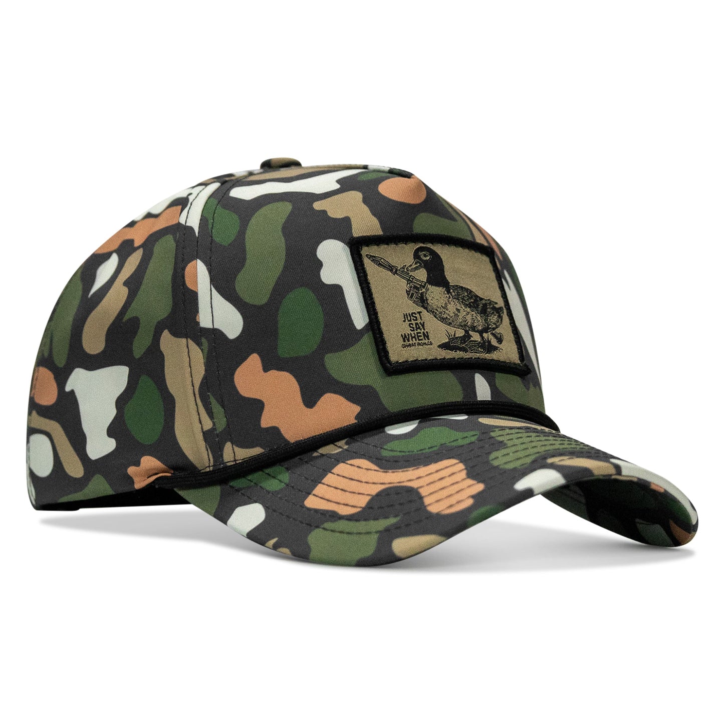 Just Say When Patch 5 Pannel Rope Snapback