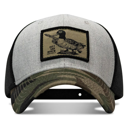 Just Say When Patch Original Ripstop Snapback Hat