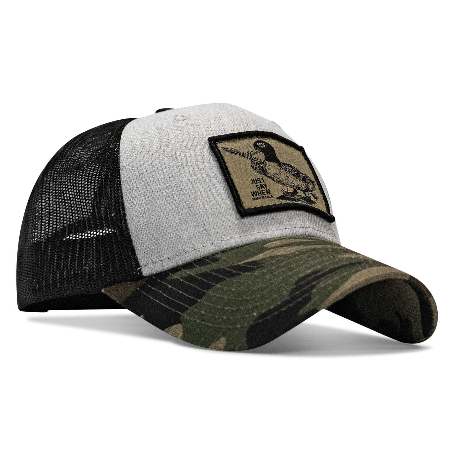 Just Say When Patch Original Ripstop Snapback Hat