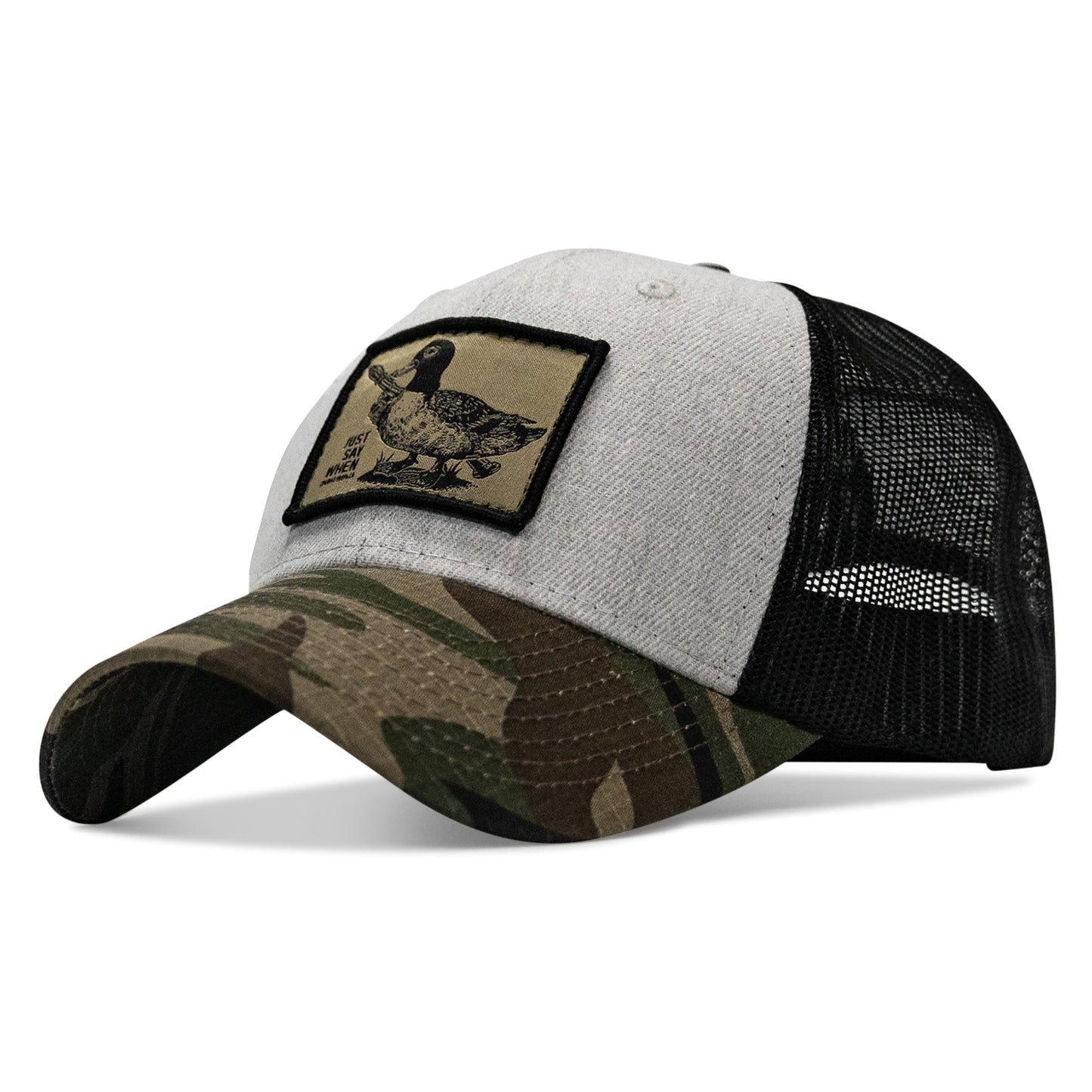 Just Say When Patch Original Ripstop Snapback Hat