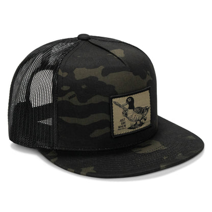 Just Say When Patch Flatbill Hat
