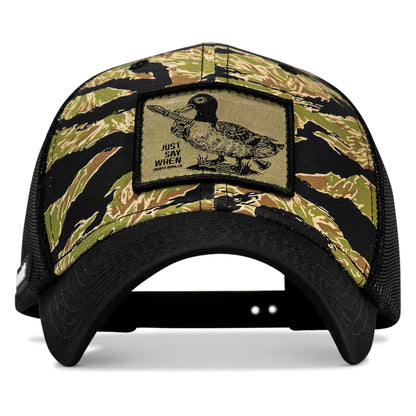 Just Say When Patch Original Ripstop Snapback Hat