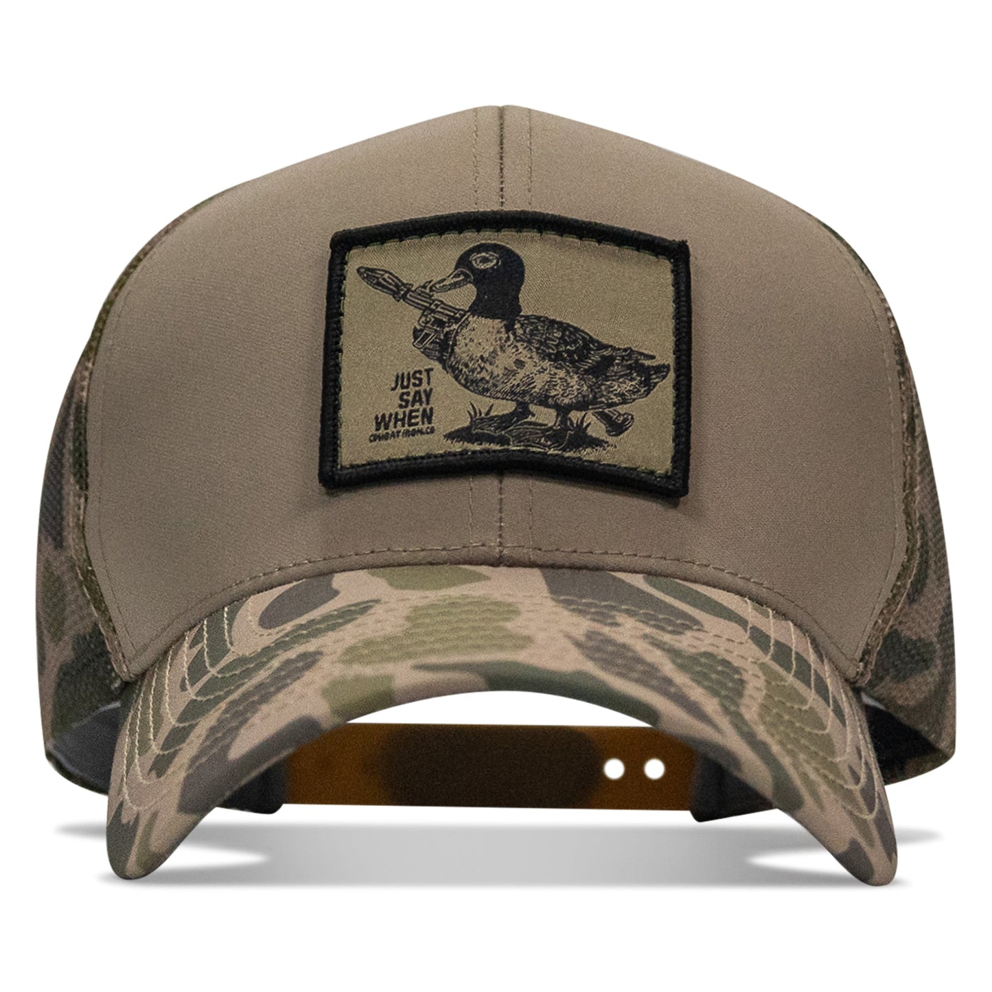 Just Say When Patch Snapback Hat