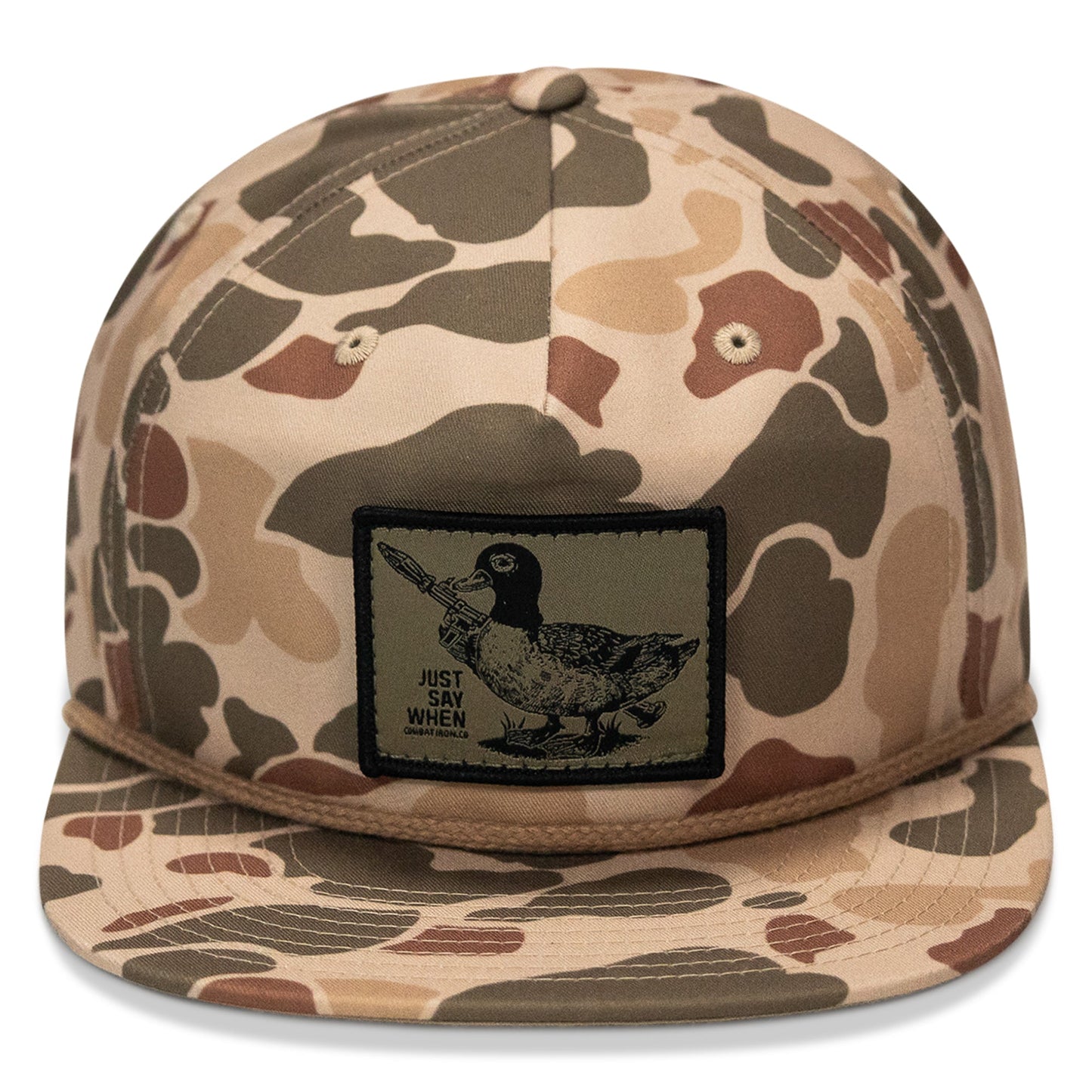 Just Say When Patch Flatbill Hat