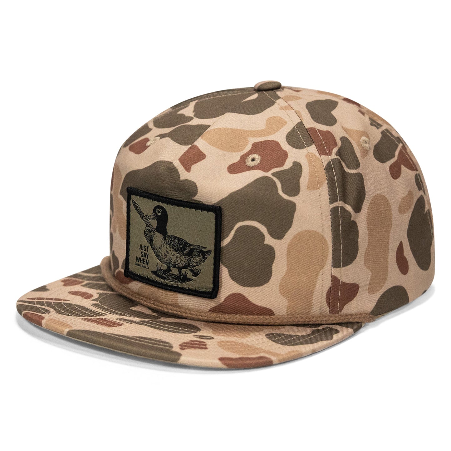 Just Say When Patch Flatbill Hat
