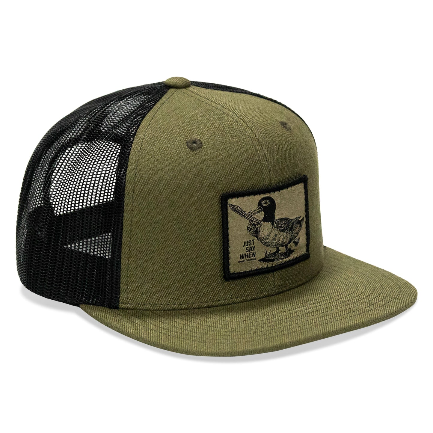 Just Say When Patch Flatbill Hat