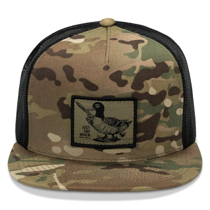 Just Say When Patch Flatbill Hat