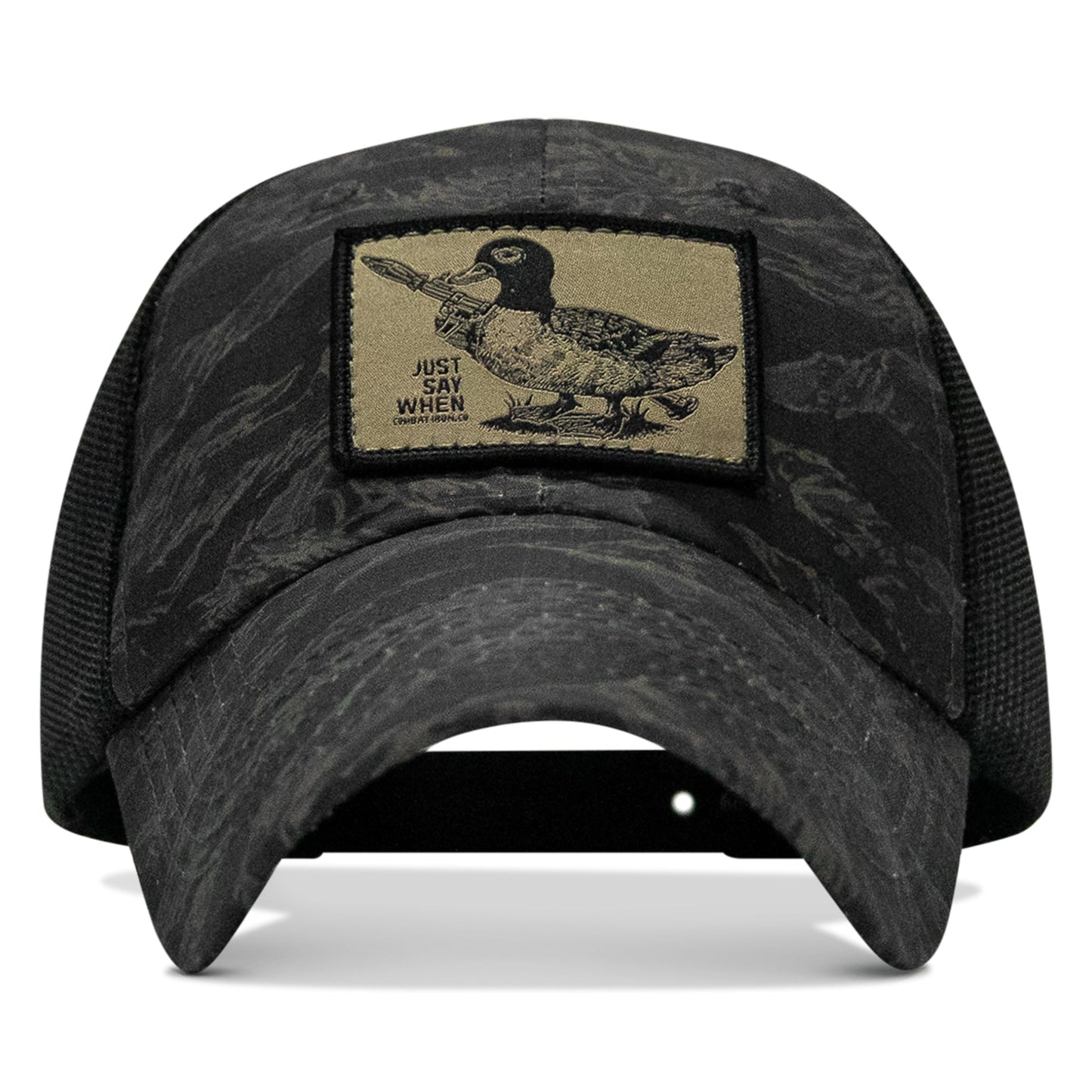 Just Say When Patch. Tactical Ripstop Mesh Snapback Hat