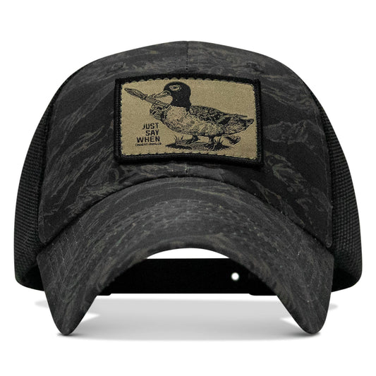 Just Say When Patch. Tactical Ripstop Mesh Snapback Hat