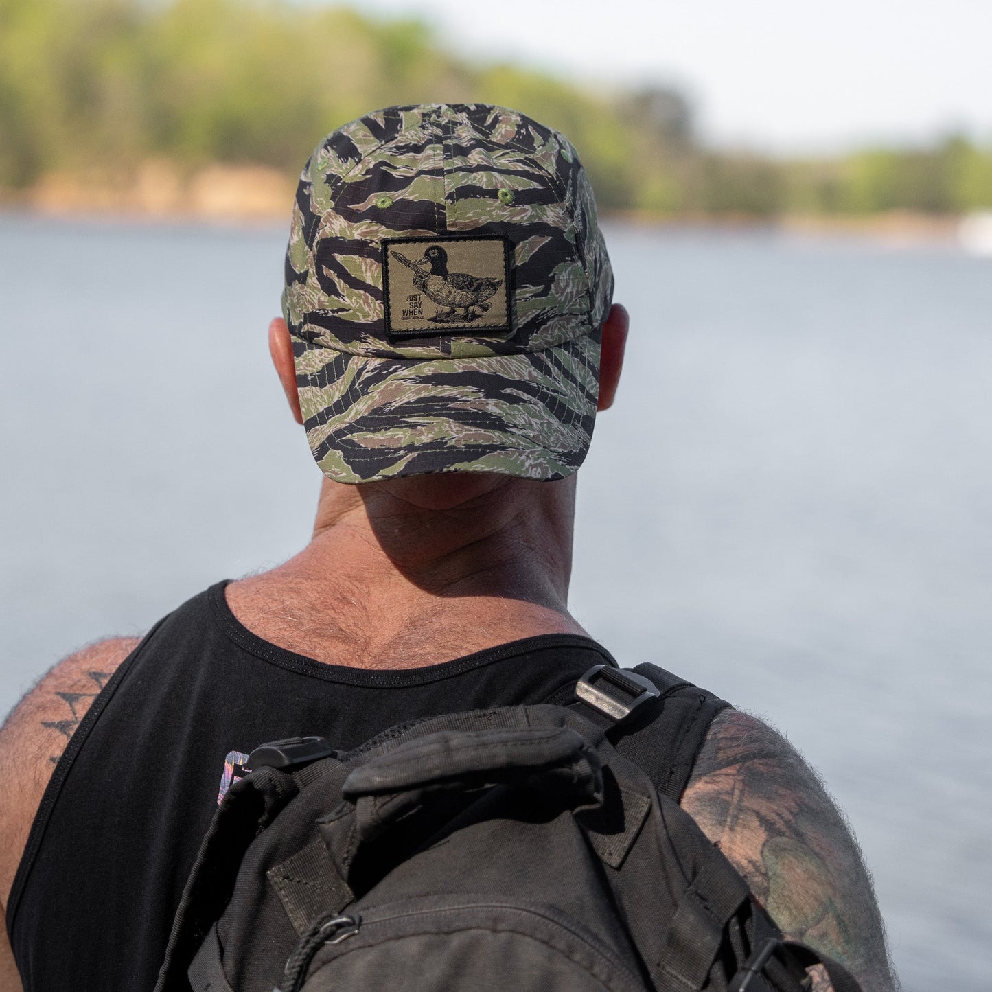 Just Say When Patch. Tactical Ripstop Mesh Snapback Hat
