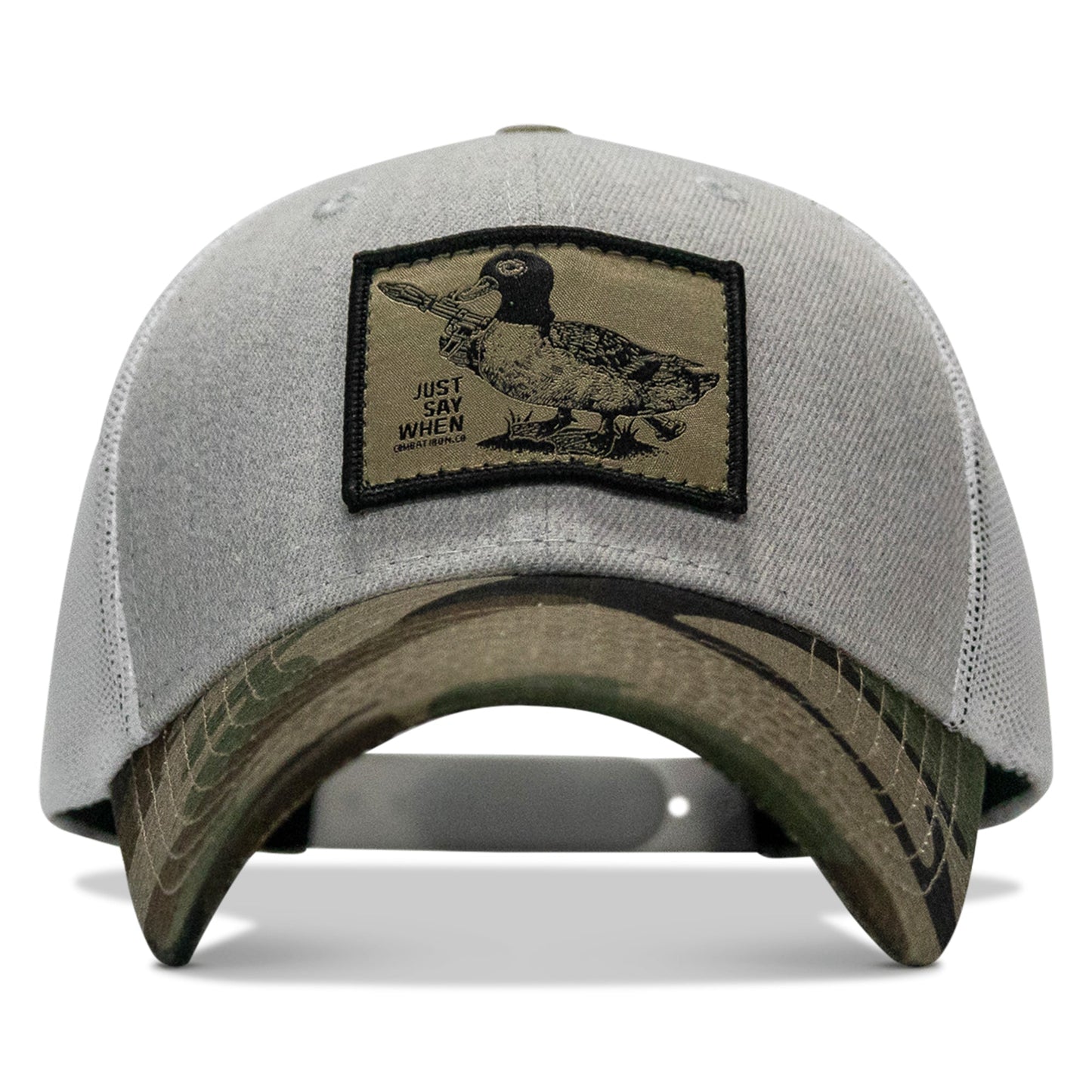 Just Say When Patch Snapback Hat