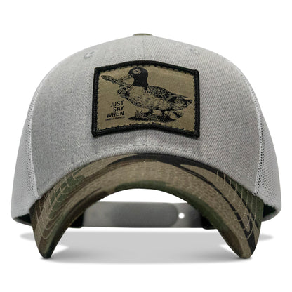 Just Say When Patch Original Ripstop Snapback Hat