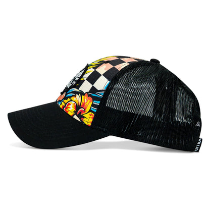 Kill Bad Vibes Skull Patch Original Ripstop Snapback Hat