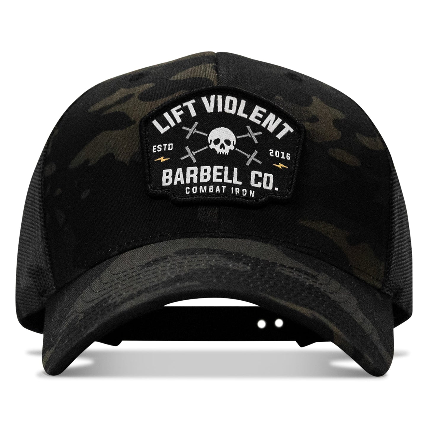 Lift Violent Barbell Co Patch Snapback Hat