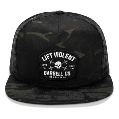 Lift Violent Barbell Co Patch Flatbill Snapback Hat