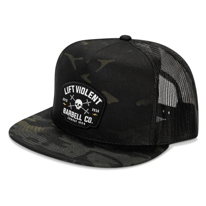 Lift Violent Barbell Co Patch Flatbill Snapback Hat