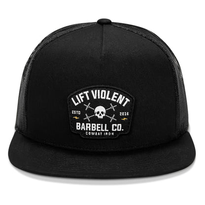 Lift Violent Barbell Co Patch Flatbill Snapback Hat