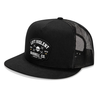 Lift Violent Barbell Co Patch Flatbill Snapback Hat
