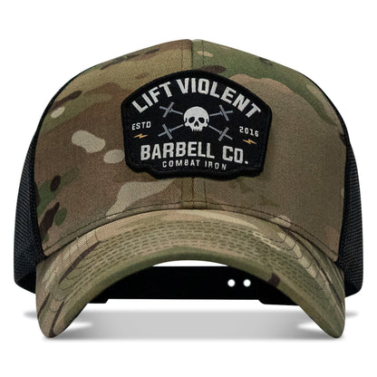 Lift Violent Barbell Co Patch Snapback Hat