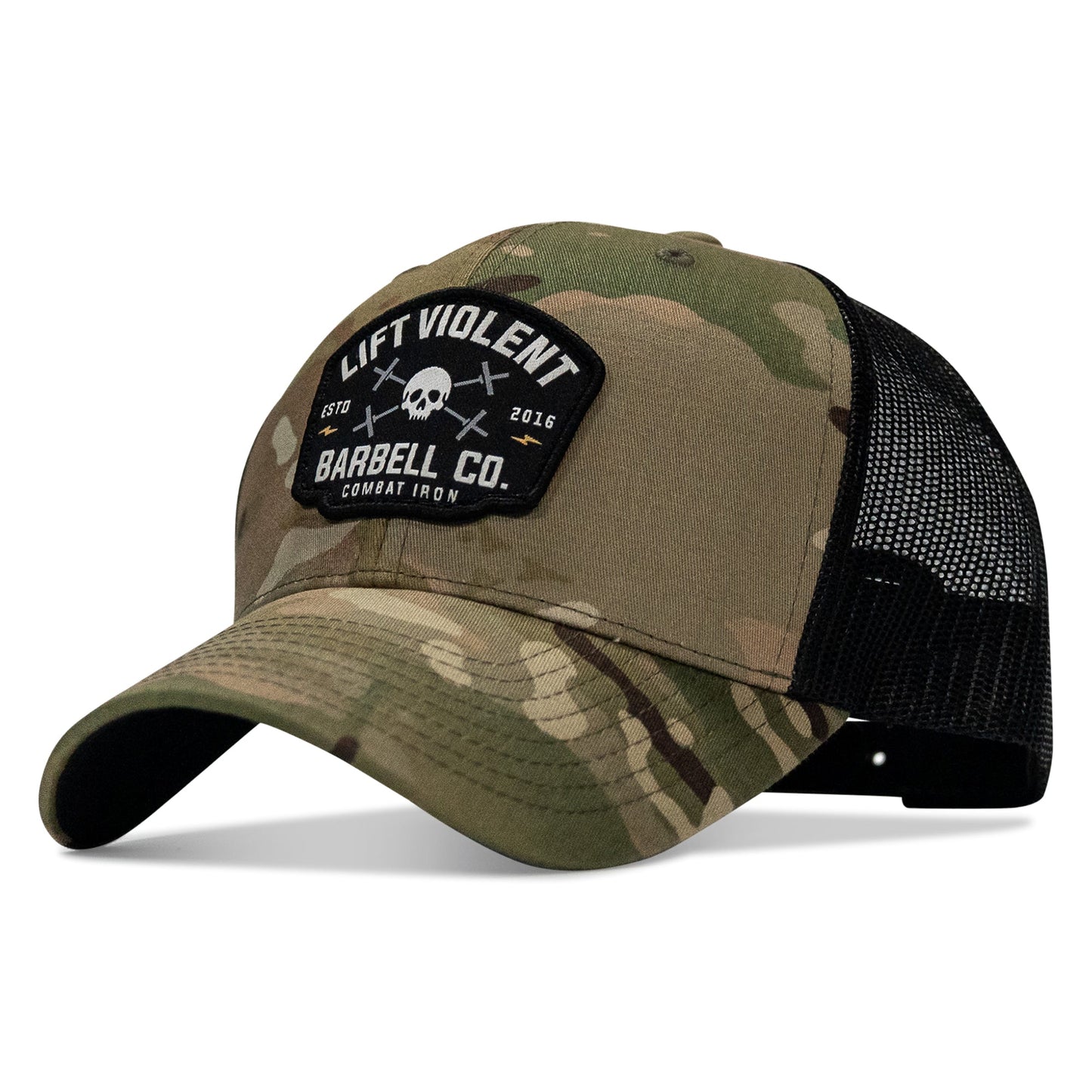 Lift Violent Barbell Co Patch Snapback Hat
