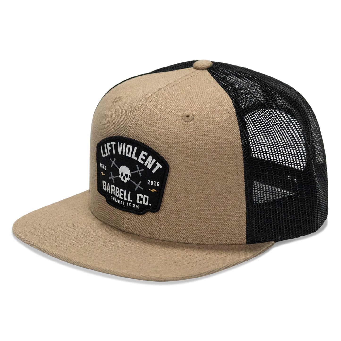 Lift Violent Barbell Co Patch Flatbill Snapback Hat
