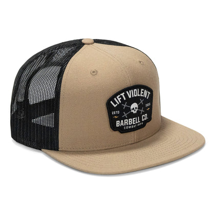 Lift Violent Barbell Co Patch Flatbill Snapback Hat