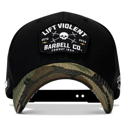 Lift Violent Barbell Co Patch Original Ripstop Snapback Hat