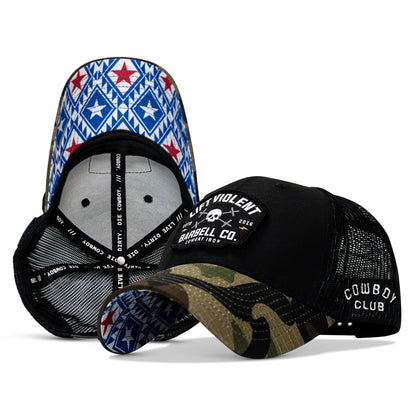 Lift Violent Barbell Co Patch Original Ripstop Snapback Hat