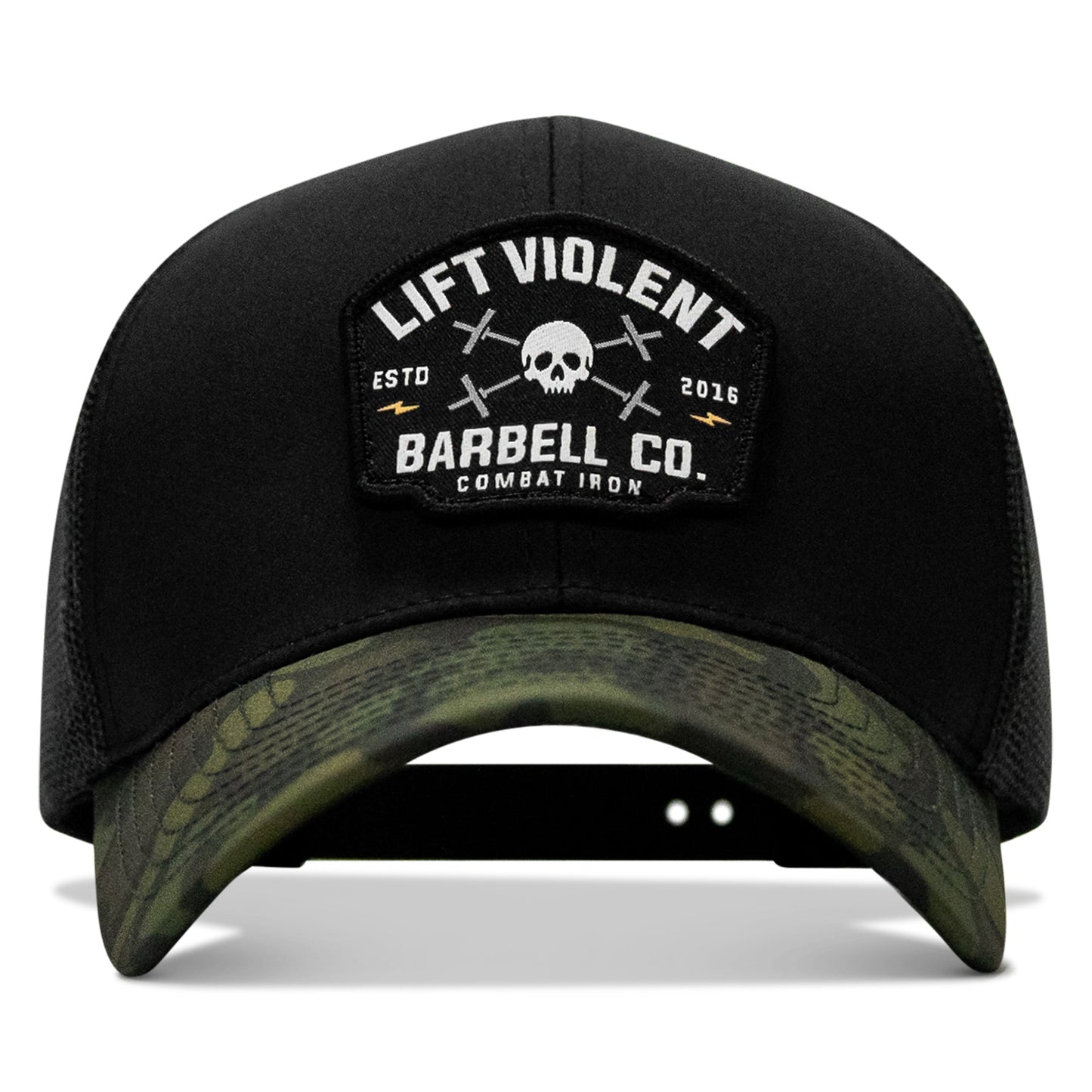 Lift Violent Barbell Co Patch Snapback Hat