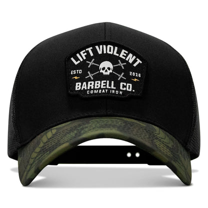 Lift Violent Barbell Co Patch Snapback Hat