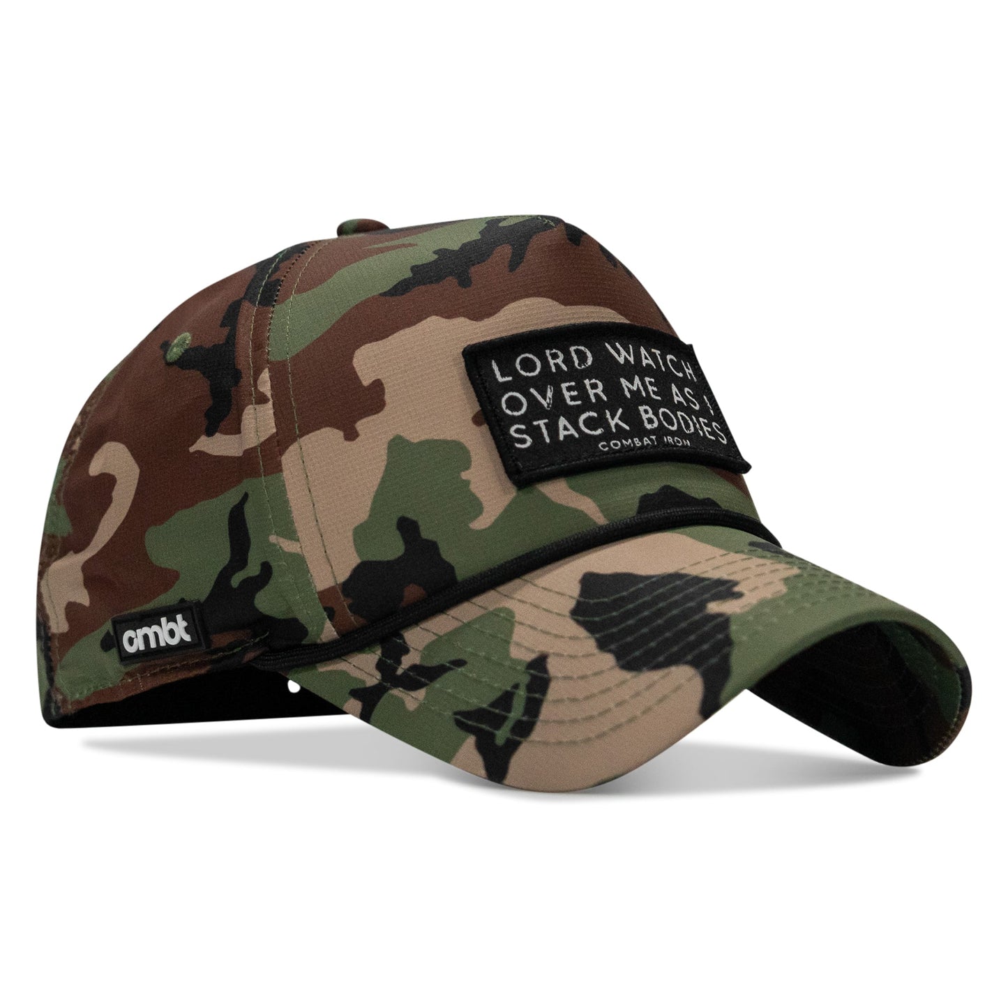 Lord Watch Over Me As I Stack Bodies Patch Waterproof Weekender Snapback