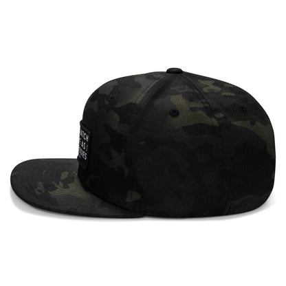 Lord Watch Over Me As I Stack Bodies Patch Flatbill SnapBack Hat