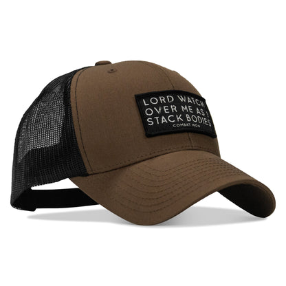 Lord Watch Over Me As I Stack Bodies Patch Snapback Hat