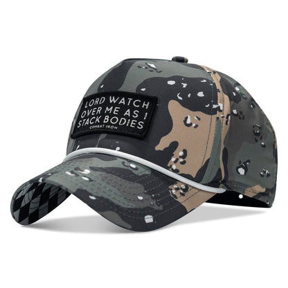 Lord Watch Over Me As I Stack Bodies Patch Waterproof Weekender Snapback