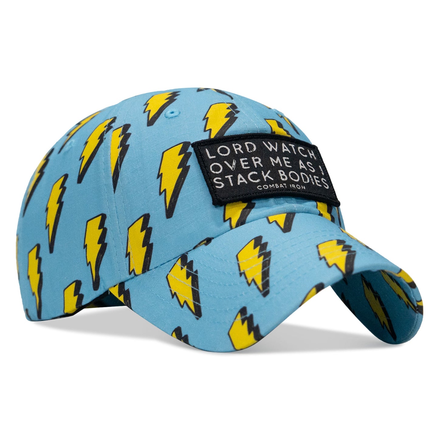 Lord Watch Over Me As I Stack Bodies Patch Tactical Ripstop Mesh Snapback Hat