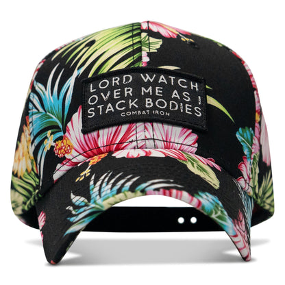 Lord Watch Over Me As I Stack Bodies Patch Snapback Hat
