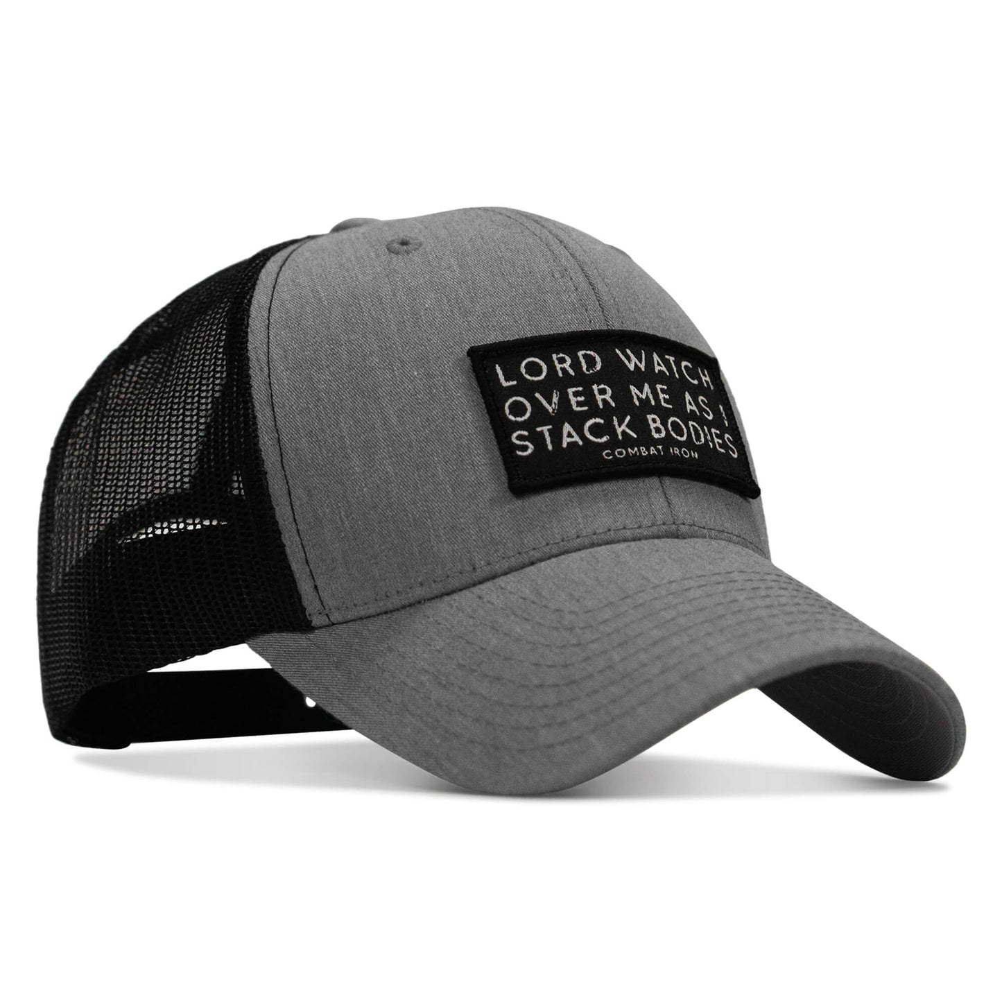 Lord Watch Over Me As I Stack Bodies Patch Snapback Hat