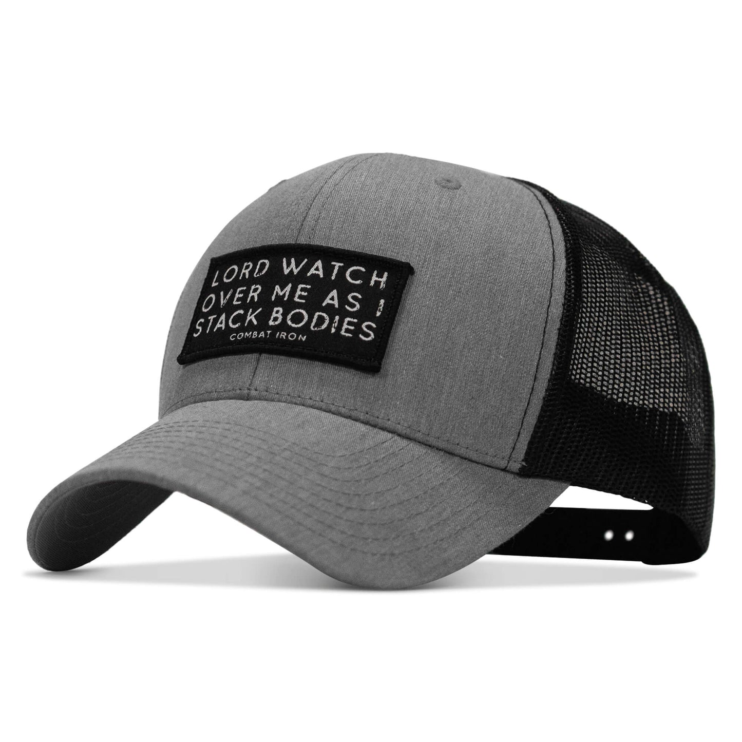 Lord Watch Over Me As I Stack Bodies Patch Snapback Hat