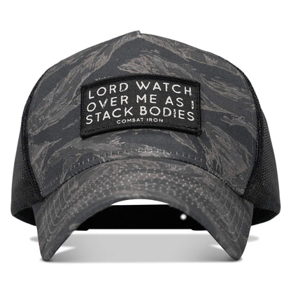 Lord Watch Over Me As I Stack Bodies Patch Five Panel Breacher Snapback Hat