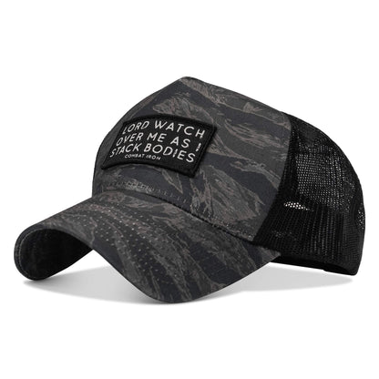 Lord Watch Over Me As I Stack Bodies Patch Five Panel Breacher Snapback Hat