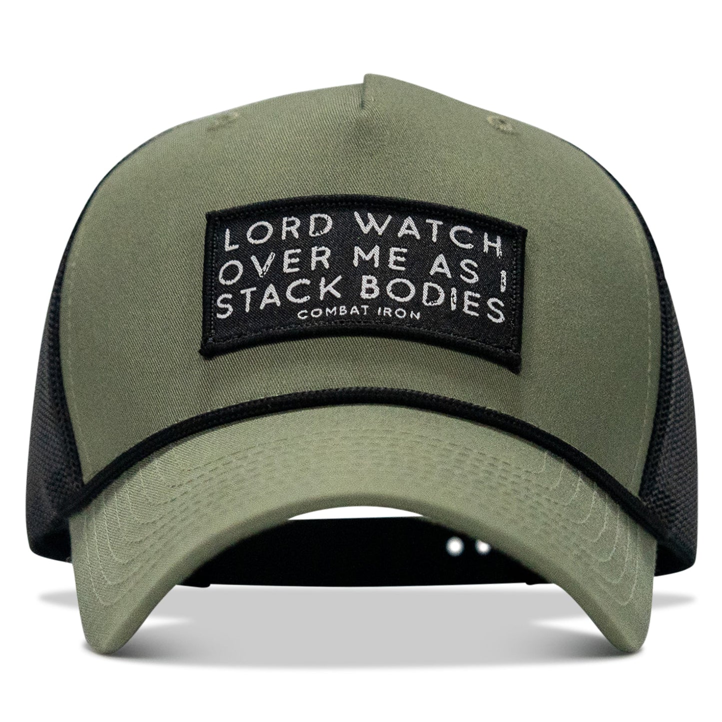 Lord Watch Over Me As I Stack Bodies Patch Rope Snapback