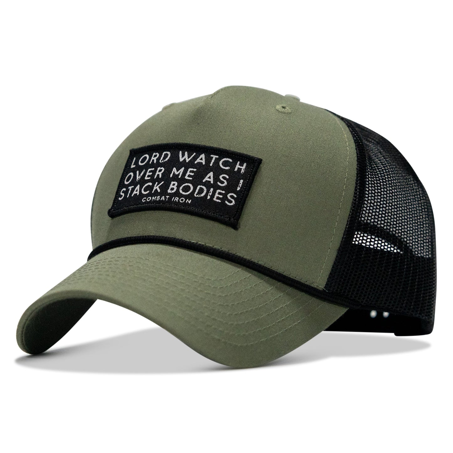 Lord Watch Over Me As I Stack Bodies Patch Rope Snapback