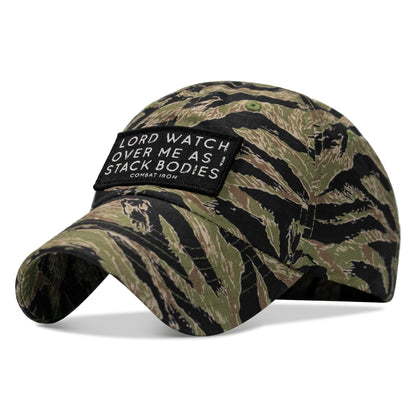 Lord Watch Over Me As I Stack Bodies Patch Tactical Ripstop Mesh Snapback Hat