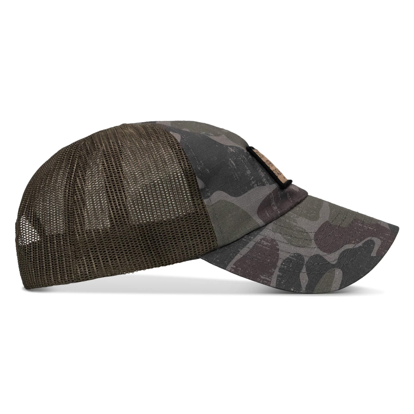 Lord Watch Over Me As I Stack Bodies Tan Patch Tactical Ripstop Mesh Snapback Hat
