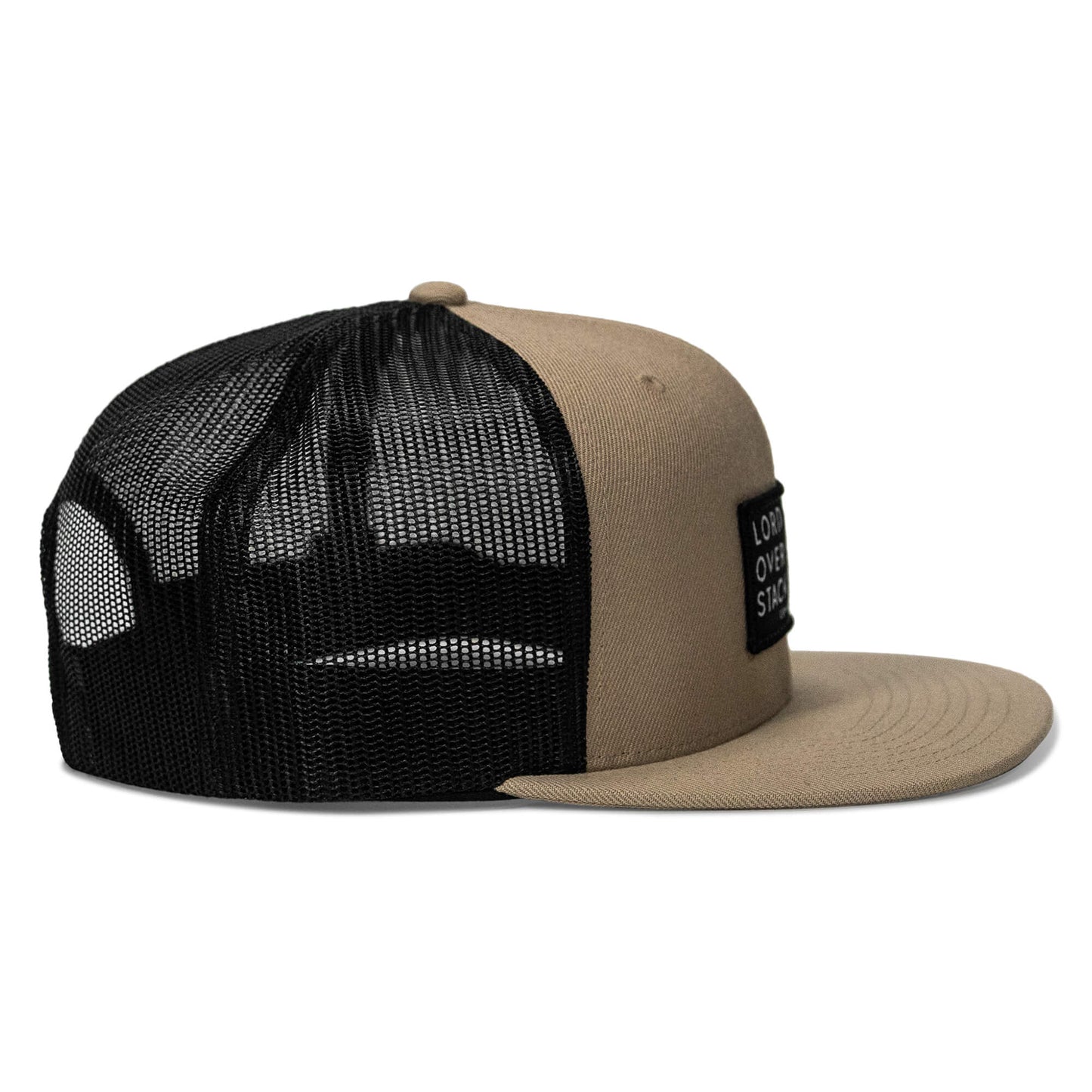 Lord Watch Over Me As I Stack Bodies Patch Flatbill SnapBack Hat