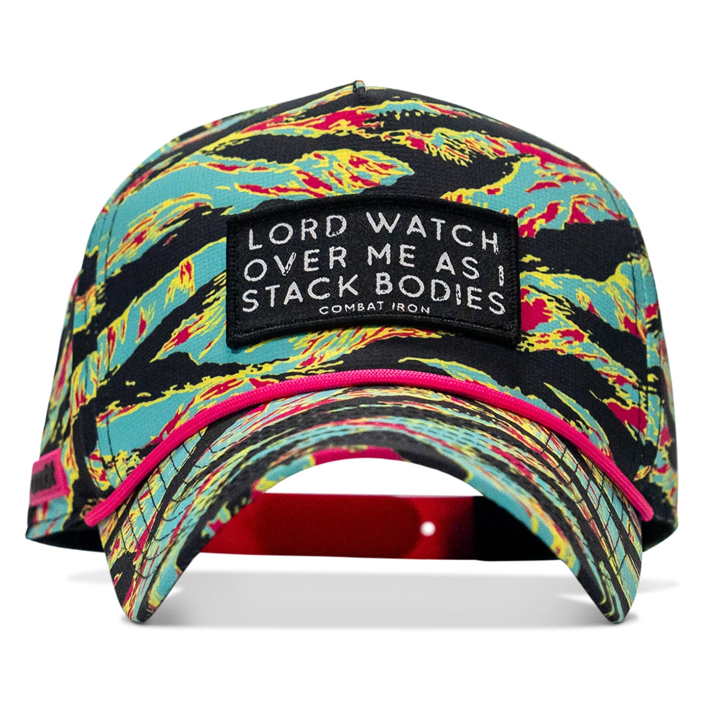 Lord Watch Over Me As I Stack Bodies Patch Waterproof Weekender Snapback