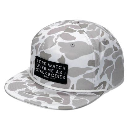 Lord Watch Over Me As I Stack Bodies Patch Flatbill Hat