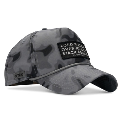 Lord Watch Over Me As I Stack Bodies Patch Waterproof Weekender Snapback